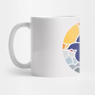 Swallow in the sky mosaic (Full size) Mug